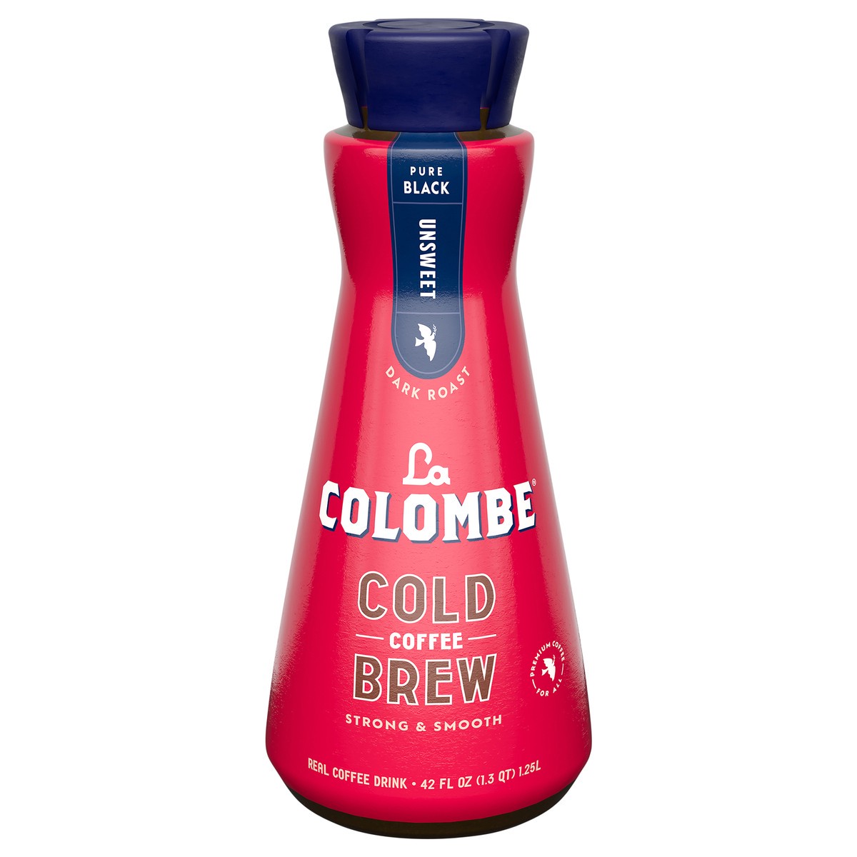 slide 1 of 9, La Colombe Dark Roast Pure Black Unsweet Cold Brew 42 fl oz, 42 oz