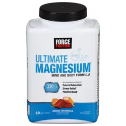 Force Factor Ultimate Magnesium Orange Creamsicle Soft Chews - 330 mg, 60 count