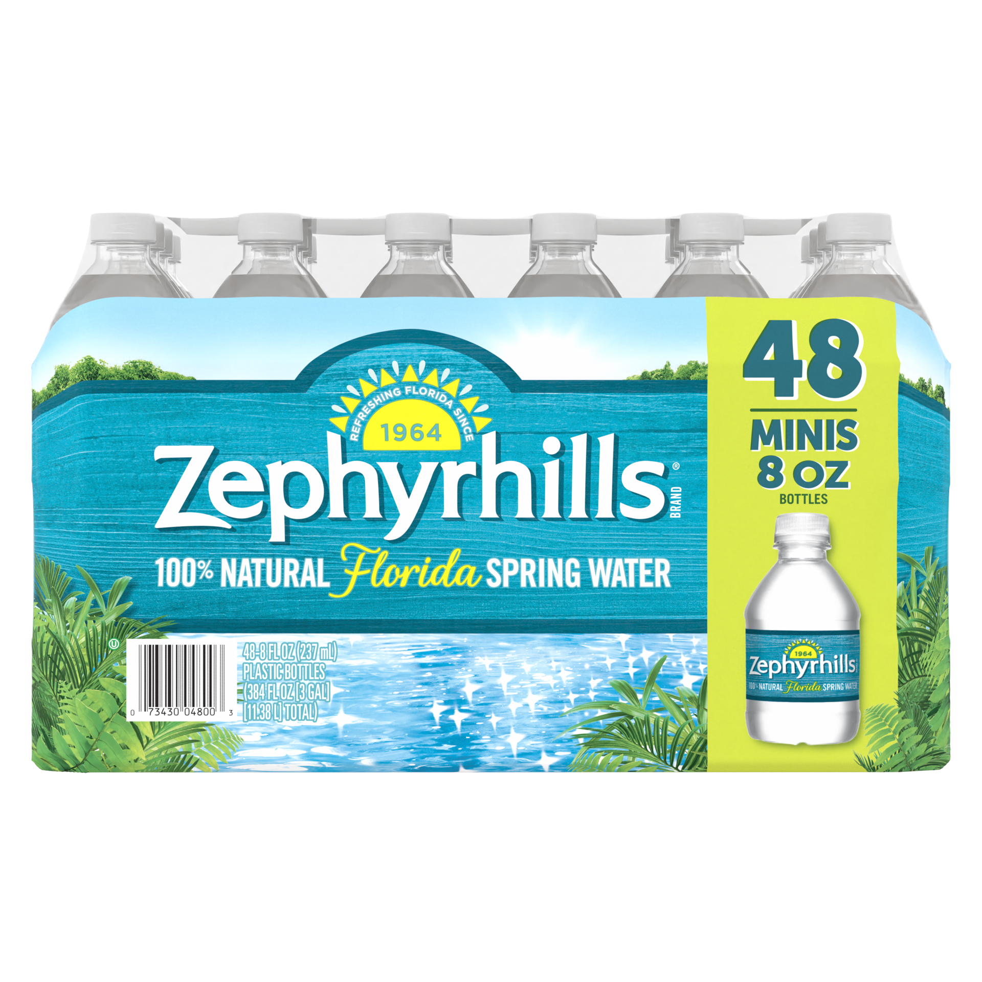 slide 1 of 10, Zephyrhills Bottled Water, 8 oz