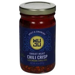 WUJU Chili Crisp, Sweet Heat, Spicy & Crunchy