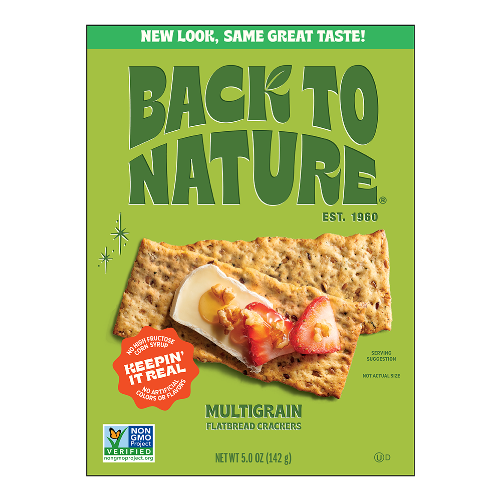 slide 1 of 11, Back to Nature Plant Based Snacks Multigrain Flax Seeded Flatbread, 5.5 oz