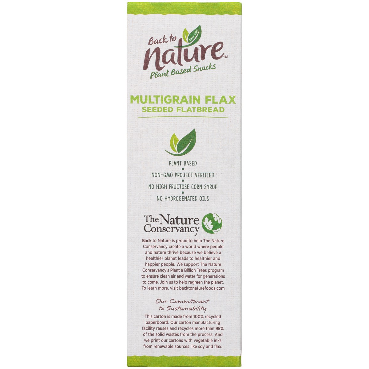 slide 11 of 11, Back to Nature Plant Based Snacks Multigrain Flax Seeded Flatbread, 5.5 oz