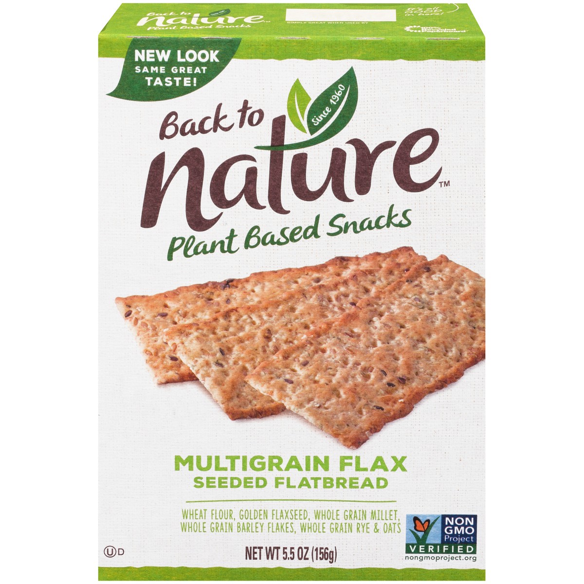 slide 2 of 11, Back to Nature Plant Based Snacks Multigrain Flax Seeded Flatbread, 5.5 oz