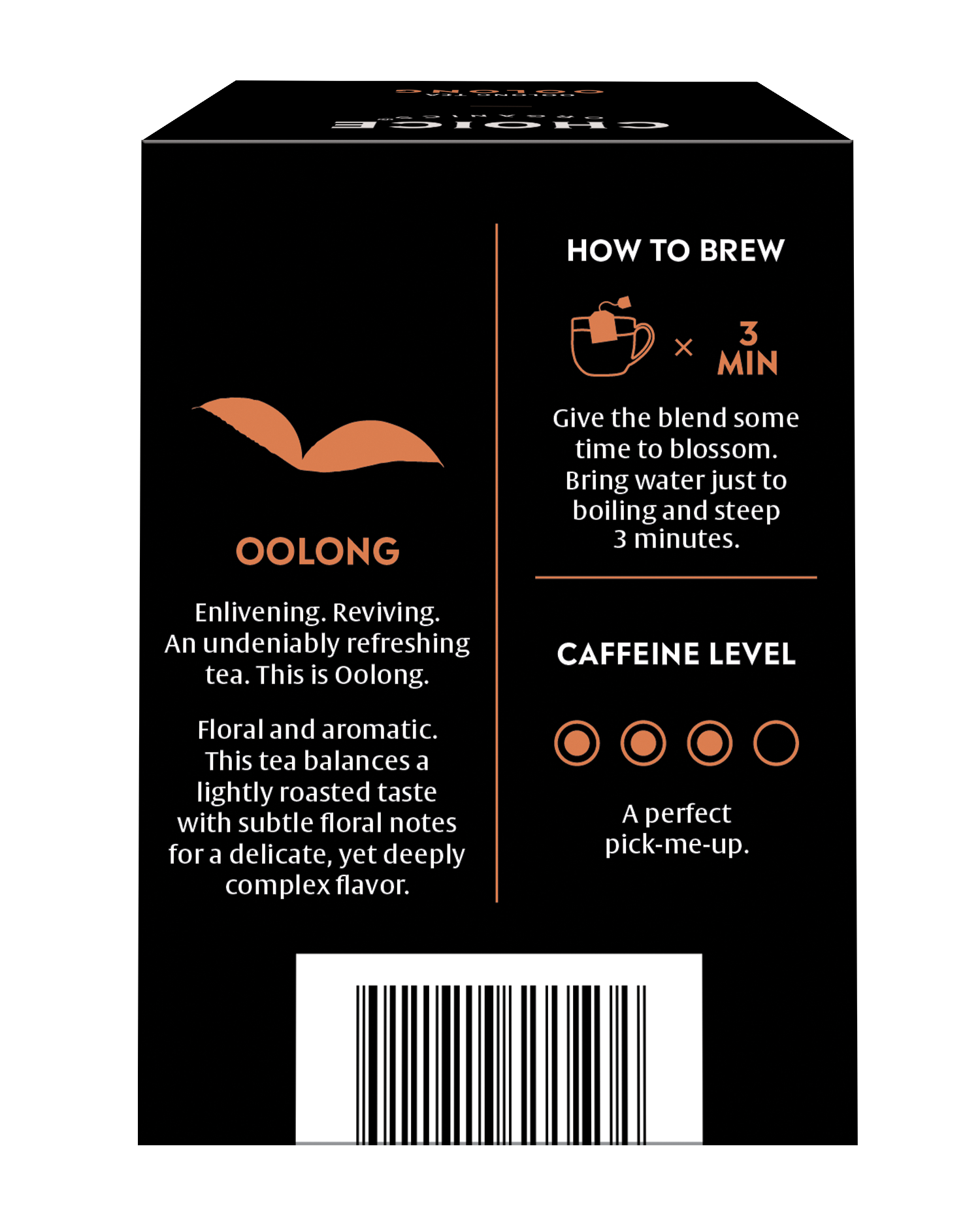 slide 2 of 5, Choice Organics Oolong Tea, Contains Caffeine, Oolong Tea Bags, 16 Count, 16 ct