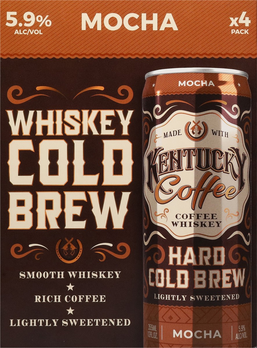 slide 8 of 12, Kentucky Hard Cold Brew Mocha Coffee Whiskey - 4 ct, 4 ct; 12 oz