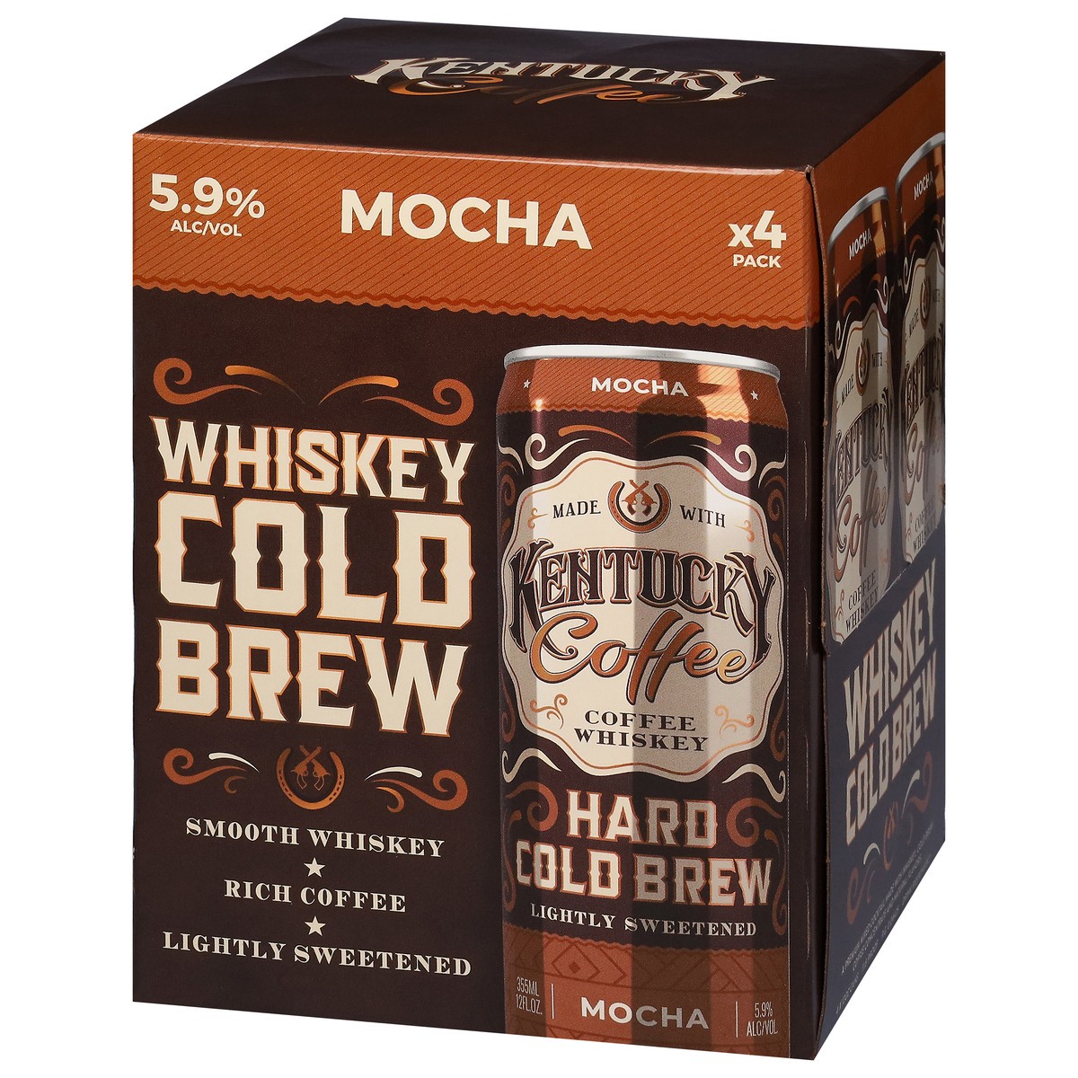 slide 5 of 12, Kentucky Hard Cold Brew Mocha Coffee Whiskey - 4 ct, 4 ct; 12 oz