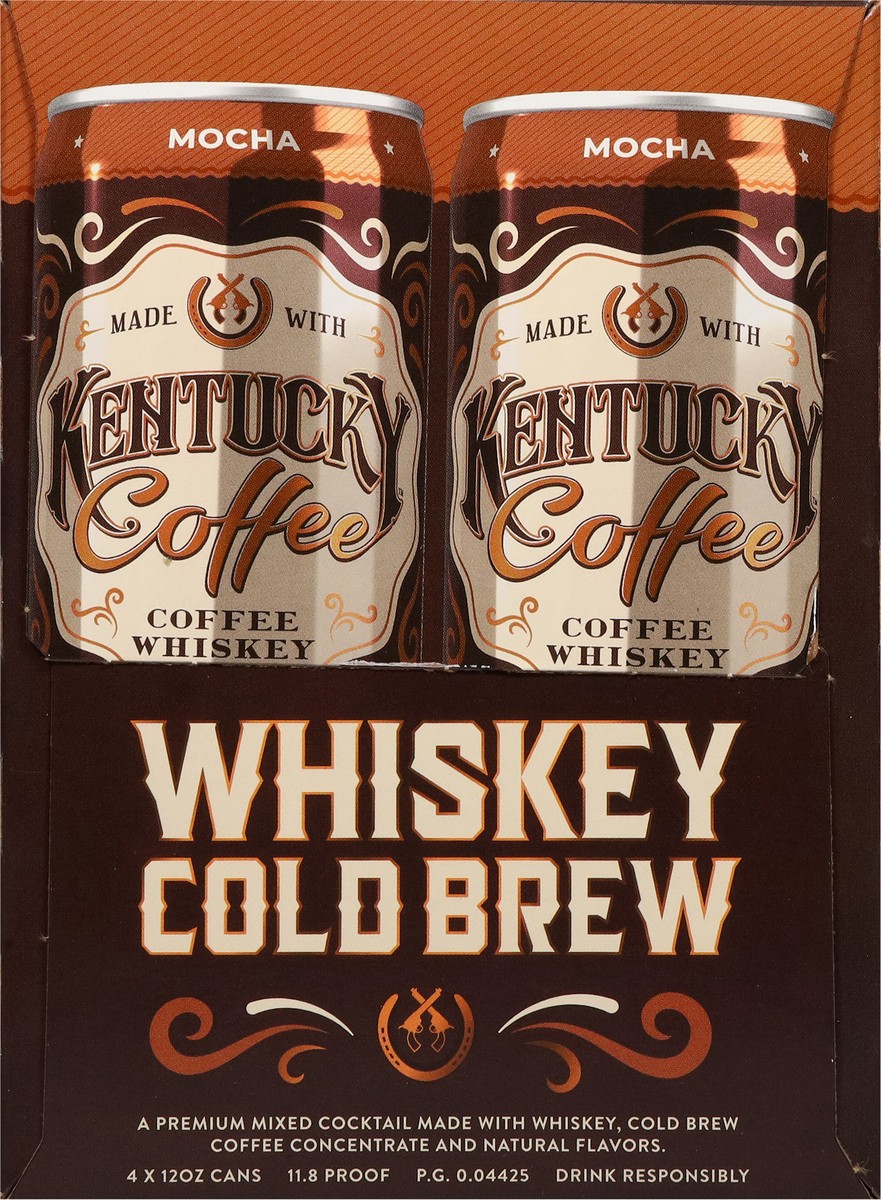 slide 4 of 12, Kentucky Hard Cold Brew Mocha Coffee Whiskey - 4 ct, 4 ct; 12 oz