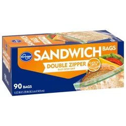 Kroger Home Sense Zipper Sandwich Bags