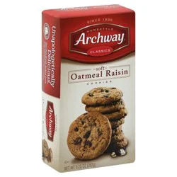 Archway Cookies Classic Soft Oatmeal Raisin Cookies