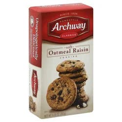 Archway Cookies Classic Soft Oatmeal Raisin Cookies