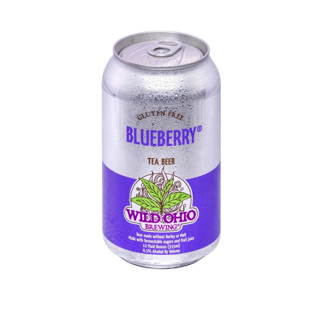 slide 2 of 3, Wild Ohio Brewing Wild Ohio Blueberry Tea Beer - 6pk/12 fl oz Cans, 6 ct; 12 fl oz