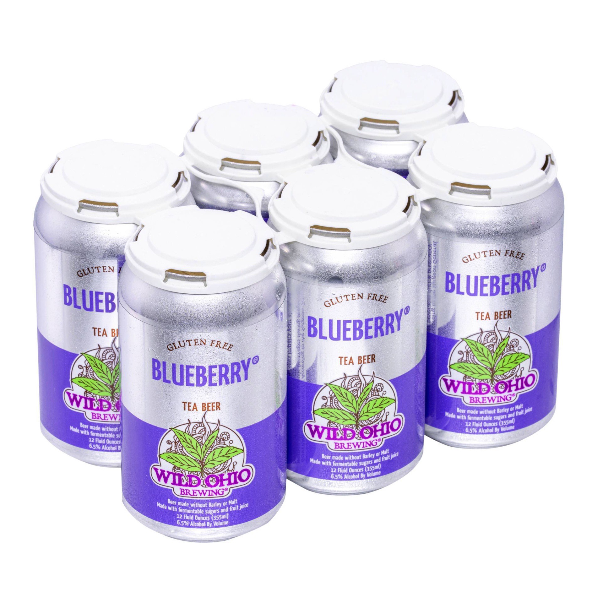 slide 1 of 3, Wild Ohio Brewing Wild Ohio Blueberry Tea Beer - 6pk/12 fl oz Cans, 6 ct; 12 fl oz