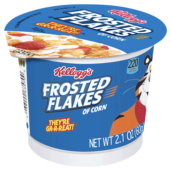 slide 1 of 1, Kellogg's Frosted Flakes Cereal In A Cup, 1.5 oz