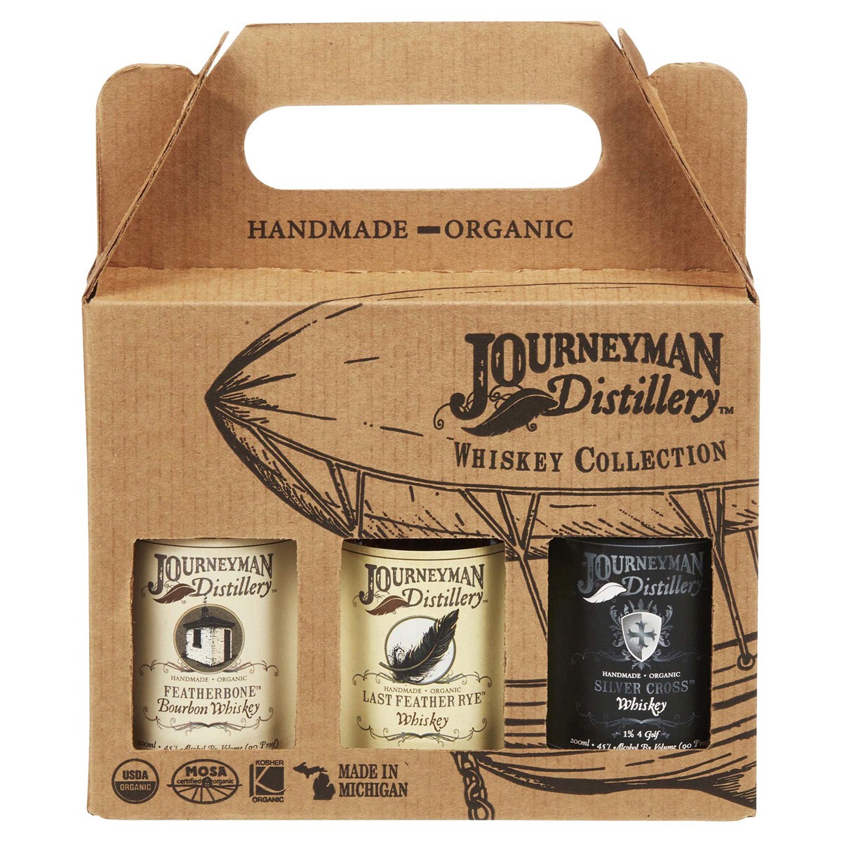 slide 1 of 29, Journeyman Assorted Whiskey, 3 ct; 200 ml