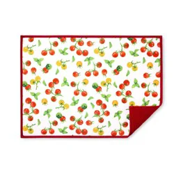 Town & Country Kitchenaid Printed Dish Drying Mat - Tomato Basil