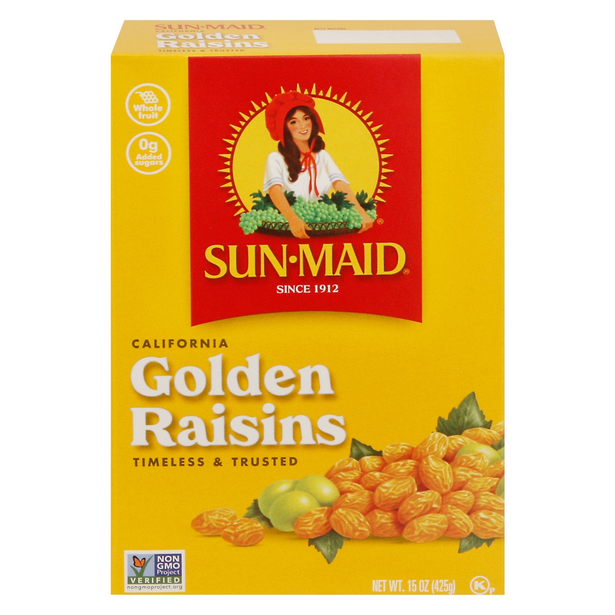 slide 1 of 3, Sun-Maid California Golden Raisins 15 oz, 15 oz