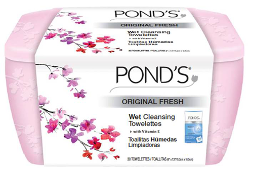 slide 1 of 1, Pond's Vanity Refill Towelette, 30 ct