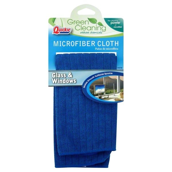 slide 1 of 1, Quickie Home-Pro Microfiber Cloth For Glass & Window, 1 ct