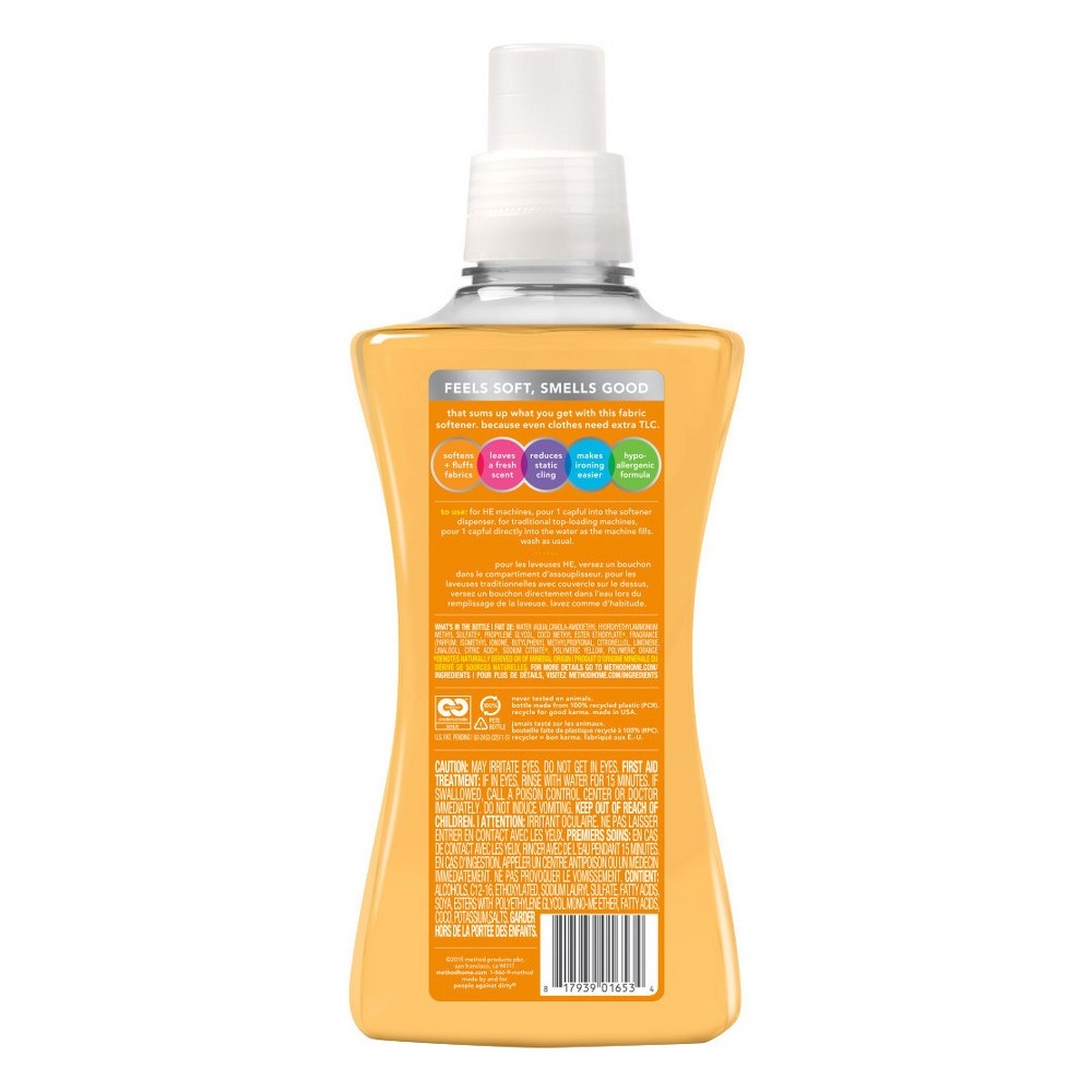 slide 2 of 2, method Ginger Mango Liquid Fabric Softener, 53.5 fl oz