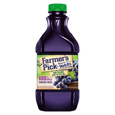 slide 1 of 1, Welch's Farmer's Pick Concord Grape Juice, 46 fl oz