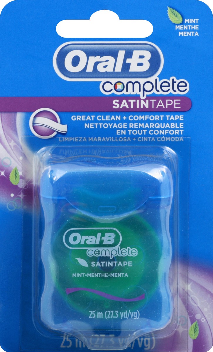 slide 4 of 6, Oral-B Satin Dental Tape, 1 ct