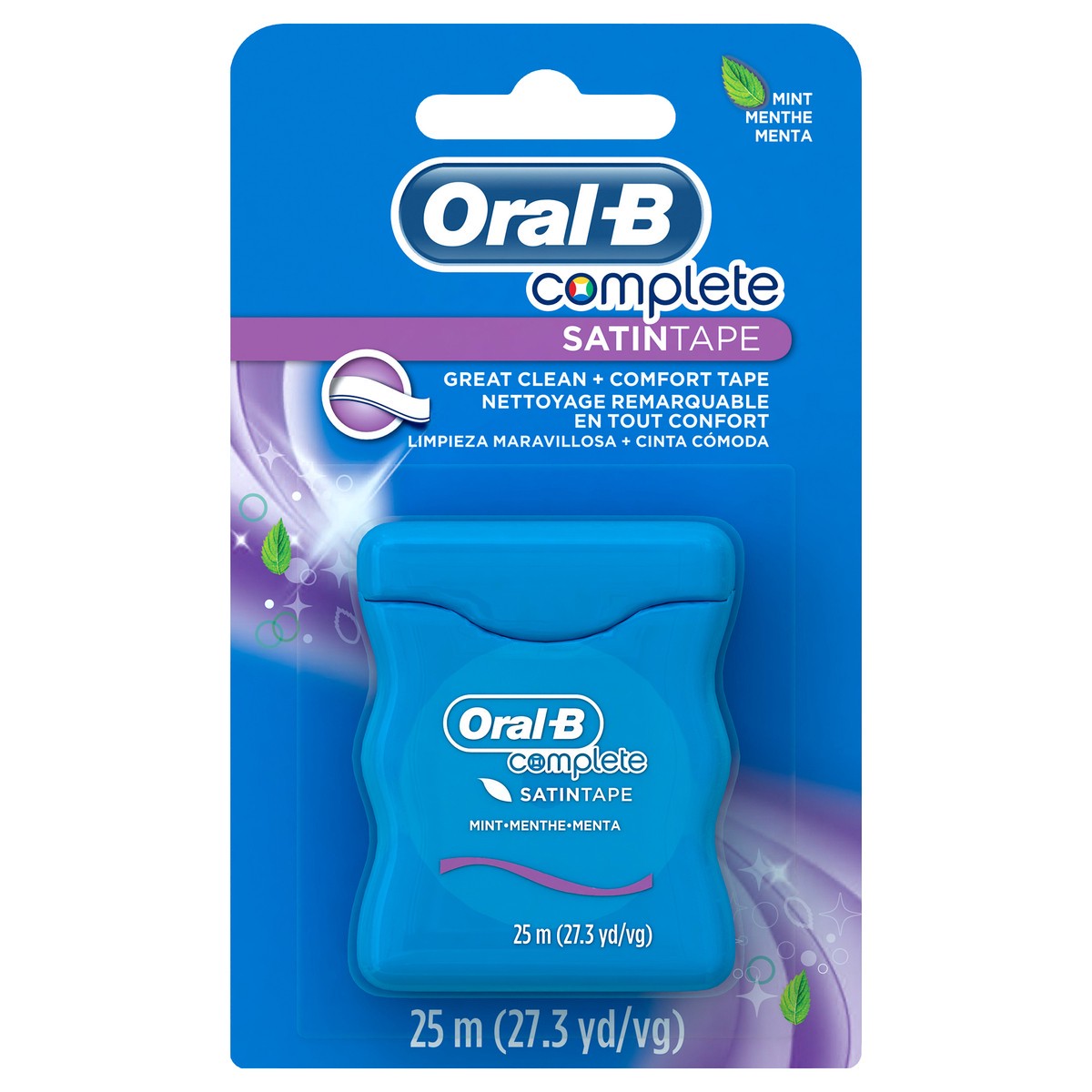 slide 1 of 6, Oral-B Satin Dental Tape, 1 ct