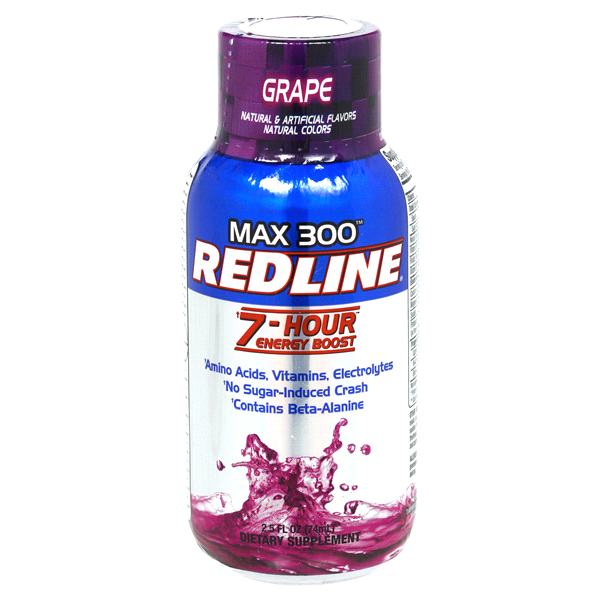 slide 1 of 1, Redline Power Rush 7-Hour Energy Boost, Wild Grape - 2.5 oz, 2.5 oz