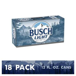 Busch Beer, 18 Pack 12 fl oz Cans, 4.1% ABV