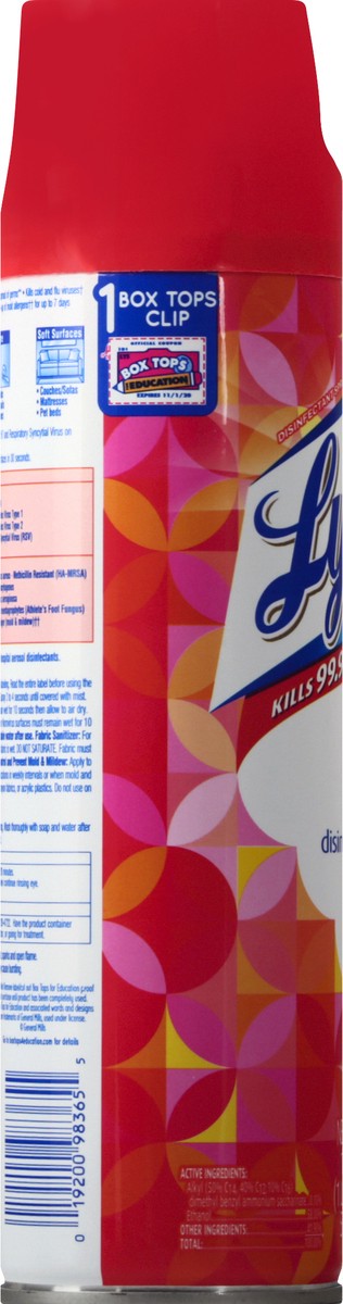 slide 8 of 9, Lysol Disinfectant Spray, Sanitizing and Antibacterial Spray, For Disinfecting and Deodorizing, Brand New Day - Mango & Hibiscus, 19 Fl Oz., 19 oz