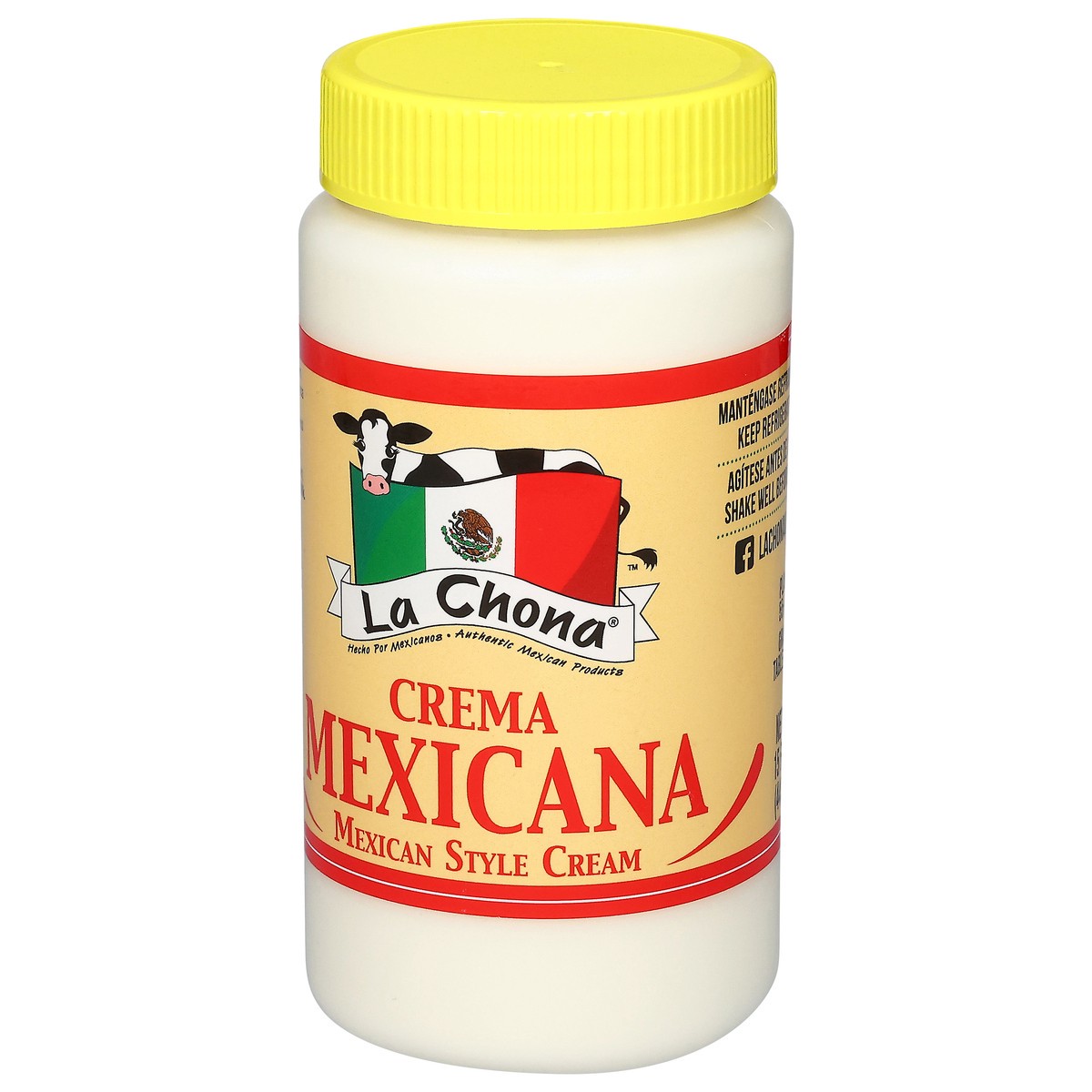 slide 4 of 4, La Chona Mexican Style Cream 15 fl oz, 15 fl oz