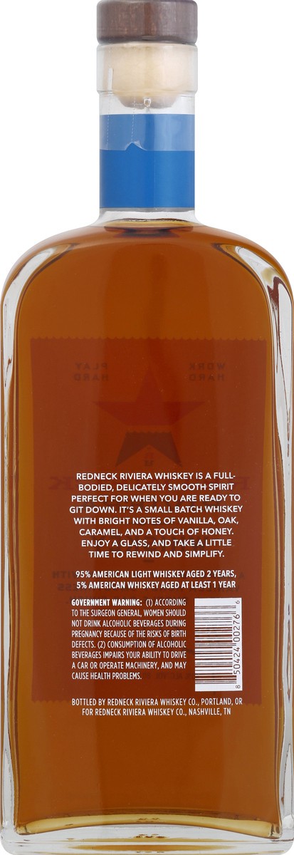 slide 7 of 10, Redneck Riviera Whiskey, 750 ml