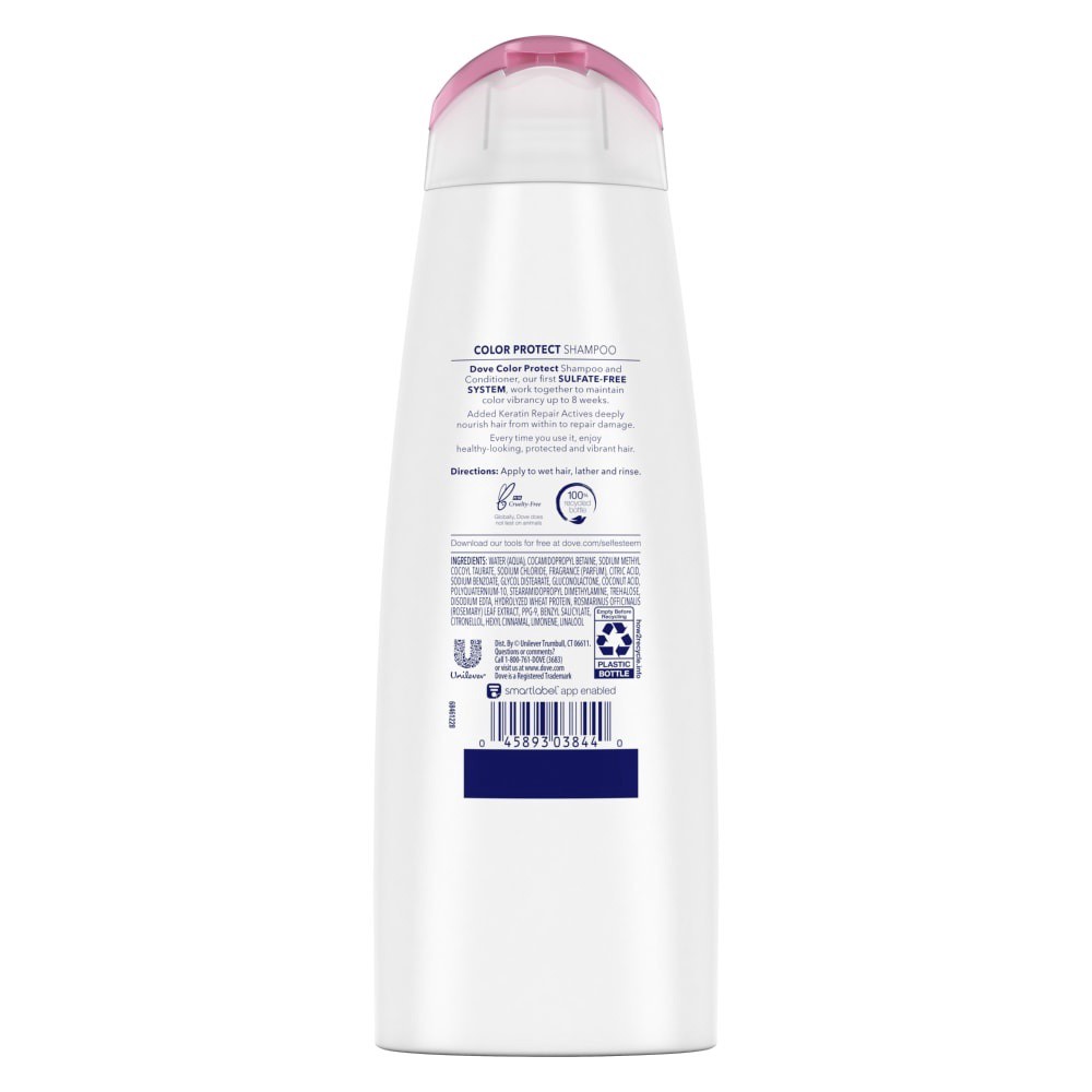 slide 2 of 6, Dove Nutritive Solutions Sulfate-Free Color Care Shampoo Color Protect, 12 oz, 12 oz