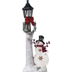 slide 1 of 1, Merry Brite Snowman With Lantern, 15 in