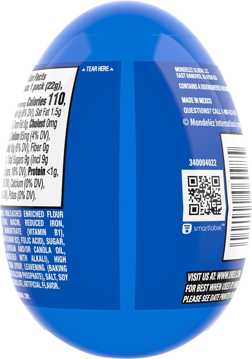 slide 4 of 9, Oreo Chocolate Sandwich Cookies, 1 Easter Egg (2 Cookies Per Egg), 0.78 oz