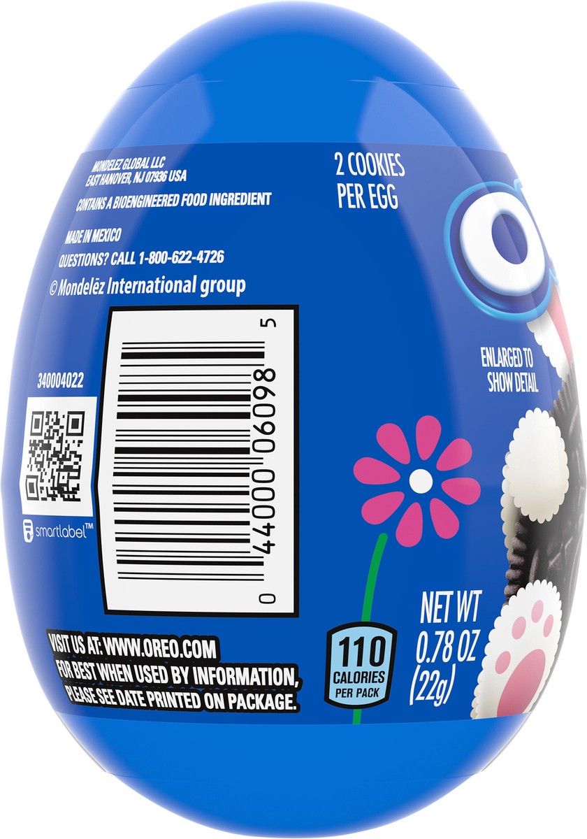 slide 9 of 9, Oreo Chocolate Sandwich Cookies, 1 Easter Egg (2 Cookies Per Egg), 0.78 oz