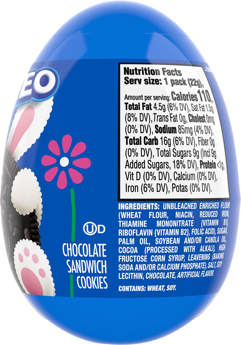 slide 7 of 9, Oreo Chocolate Sandwich Cookies, 1 Easter Egg (2 Cookies Per Egg), 0.78 oz