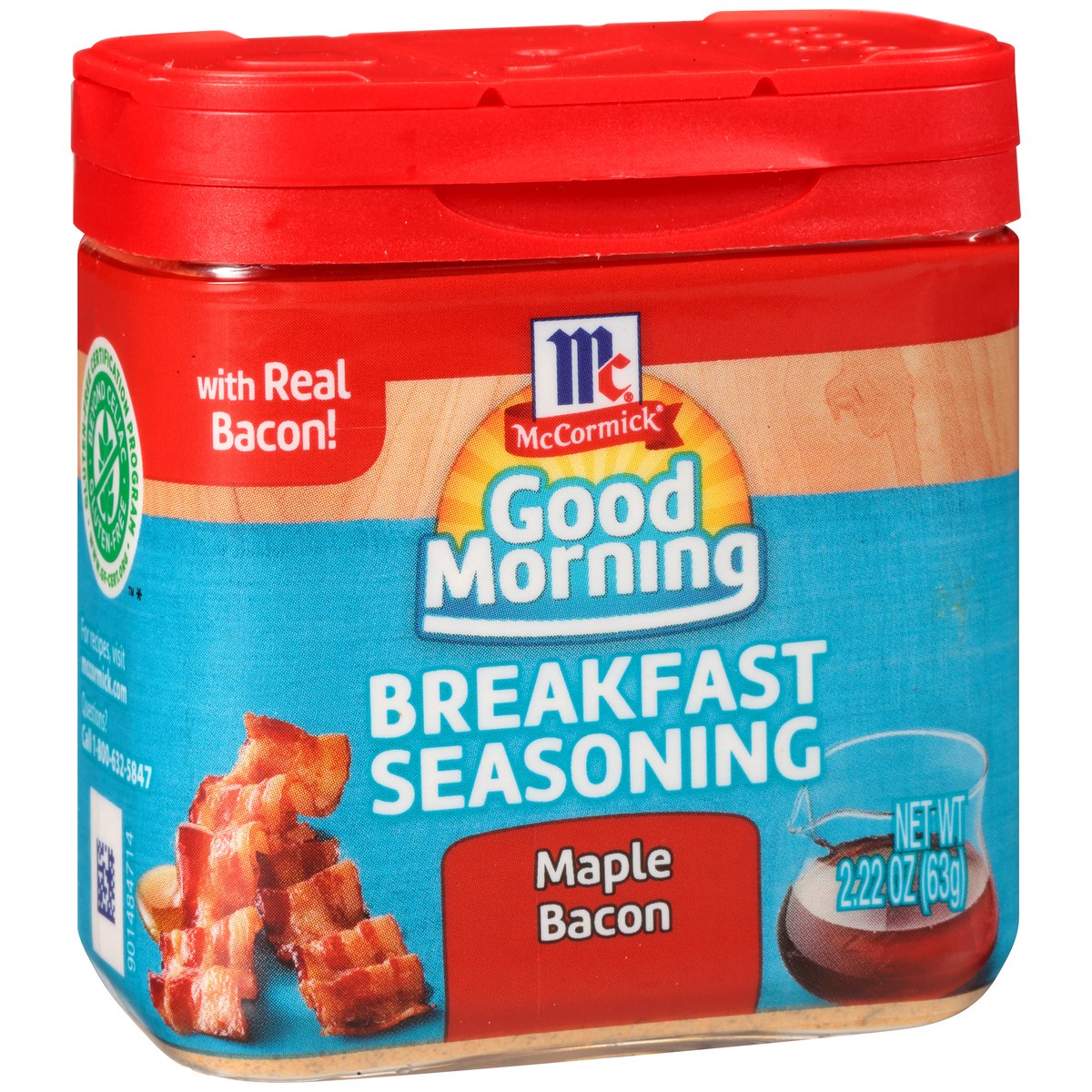 slide 3 of 14, McCormick Good Morning Maple Bacon Breakfast Seasoning 2.22 oz. Bottle, 2.22 oz