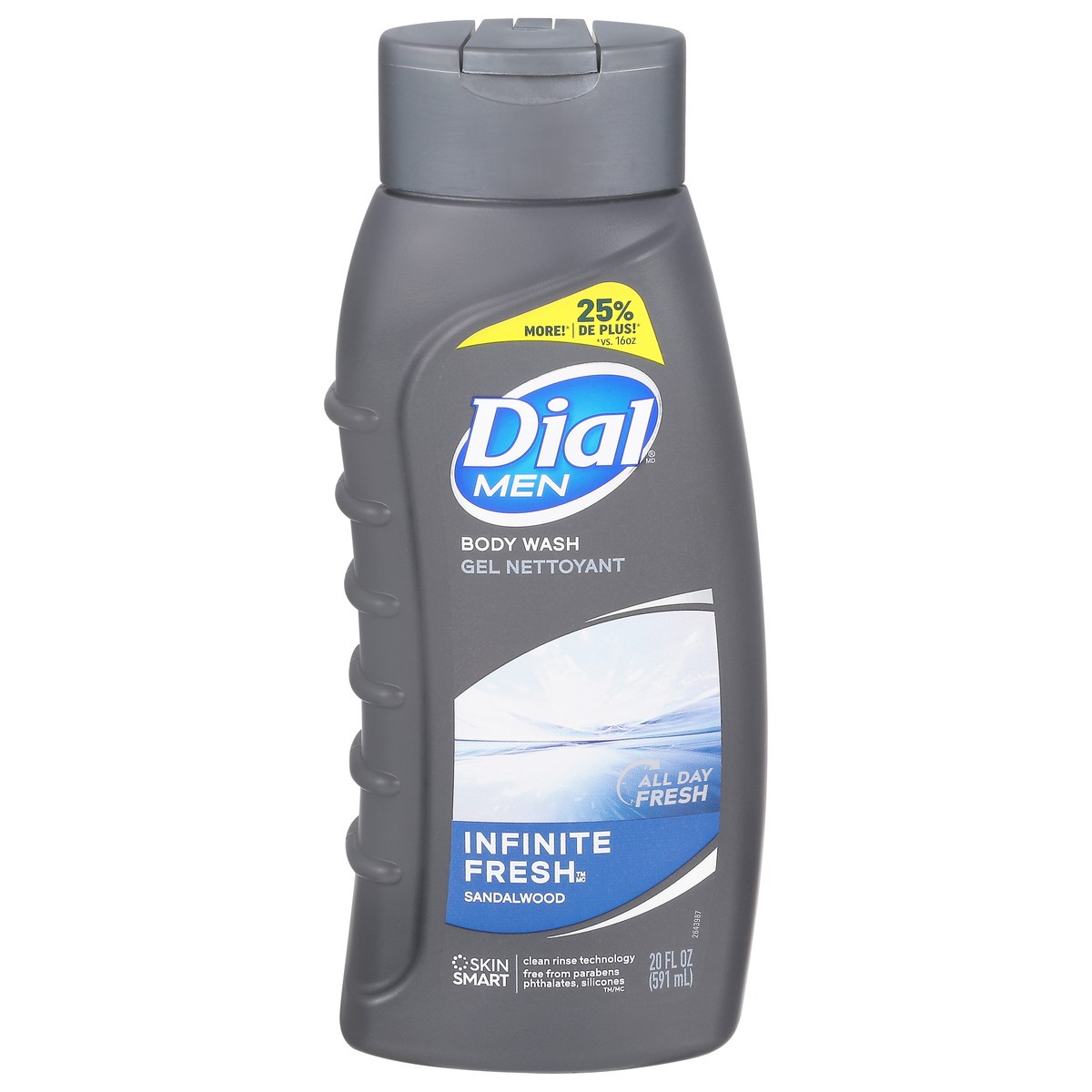 slide 1 of 1, Dial For Men Infinite Fresh Body Wash, 20 oz