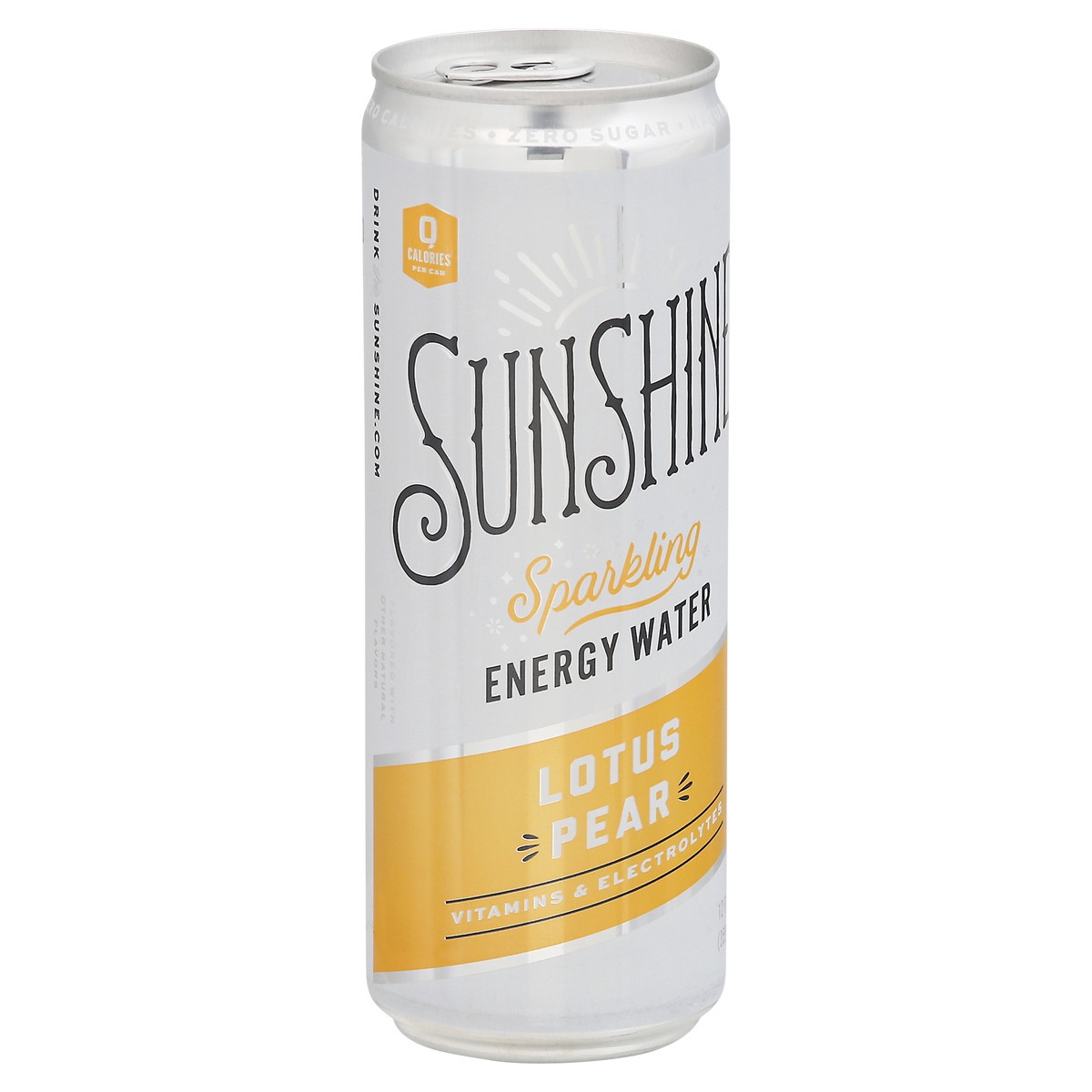 slide 7 of 9, Sunshine Lotus Pear Sparkling Energy Water - 12 oz, 12 oz