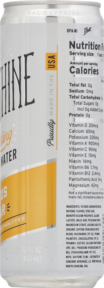 slide 3 of 9, Sunshine Lotus Pear Sparkling Energy Water - 12 oz, 12 oz