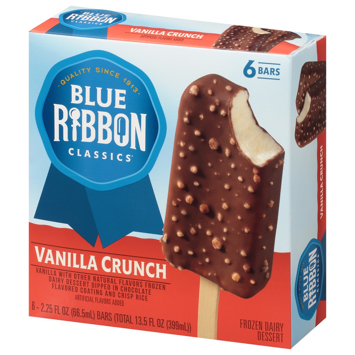 slide 2 of 10, Blue Ribbon Classics Blue Ribbon Vanilla Crunch Bars, 13.50 fl oz