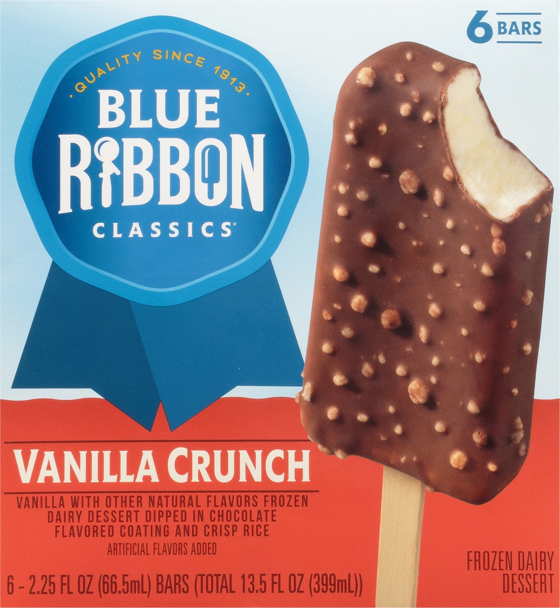 slide 4 of 10, Blue Ribbon Classics Blue Ribbon Vanilla Crunch Bars, 13.50 fl oz