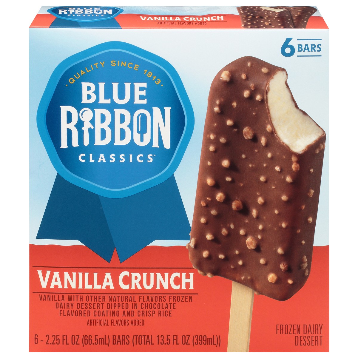 slide 1 of 10, Blue Ribbon Classics Blue Ribbon Vanilla Crunch Bars, 13.50 fl oz
