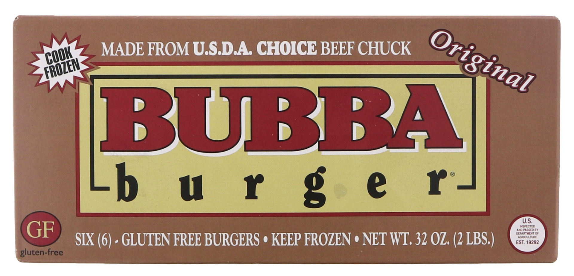 slide 1 of 10, BUBBA Burger Original Burger, 32 oz