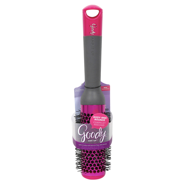 slide 1 of 3, Goody Amp It Up Medium Round Hair Brush, 1 ct