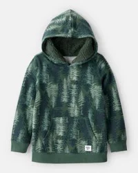 Oshkosh Boys DayDream Fleece Tree Long-Sleeve Hoodie - Green Green 12