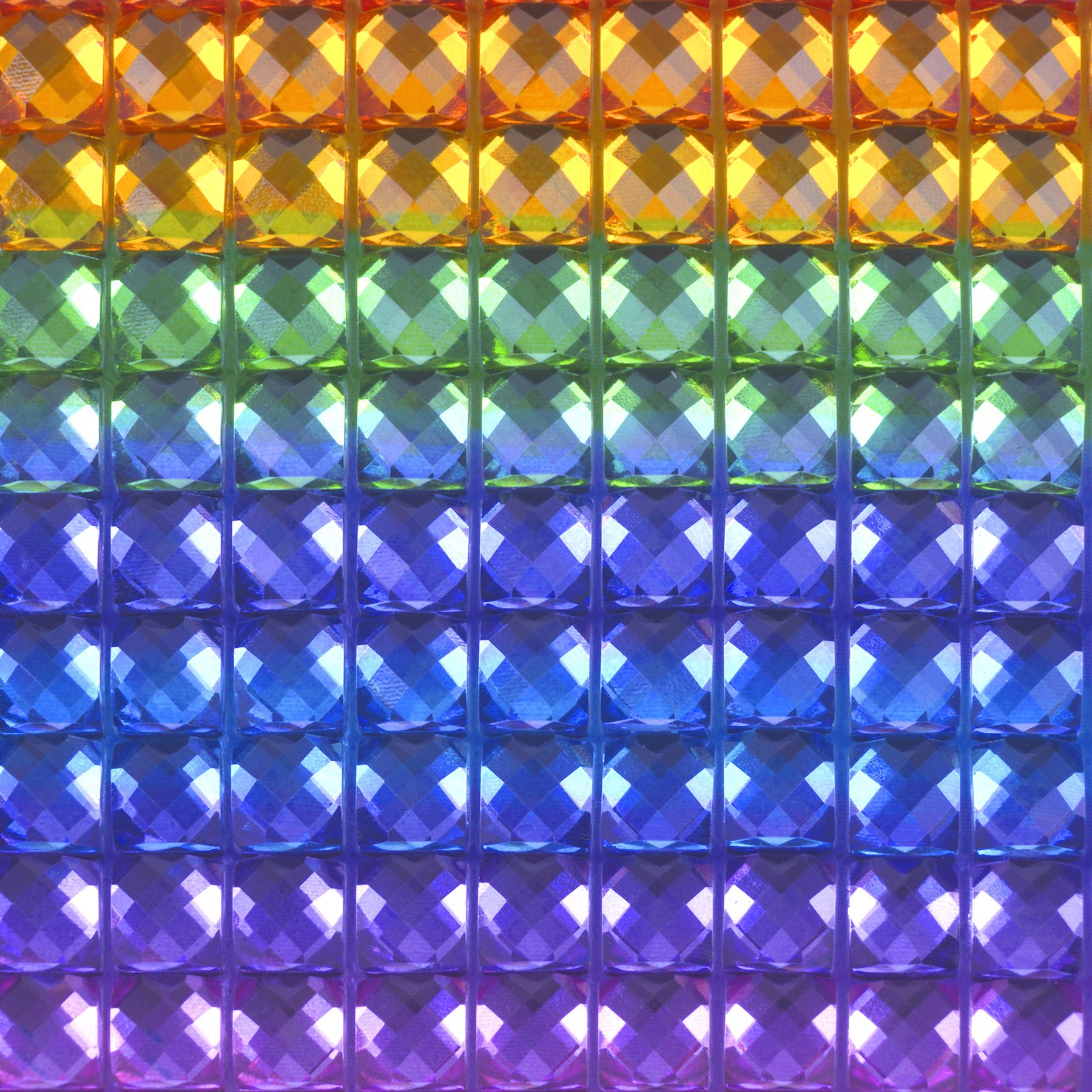 slide 4 of 6, Rainbow Bling Sticker By Recollections, 10 in x 10 in