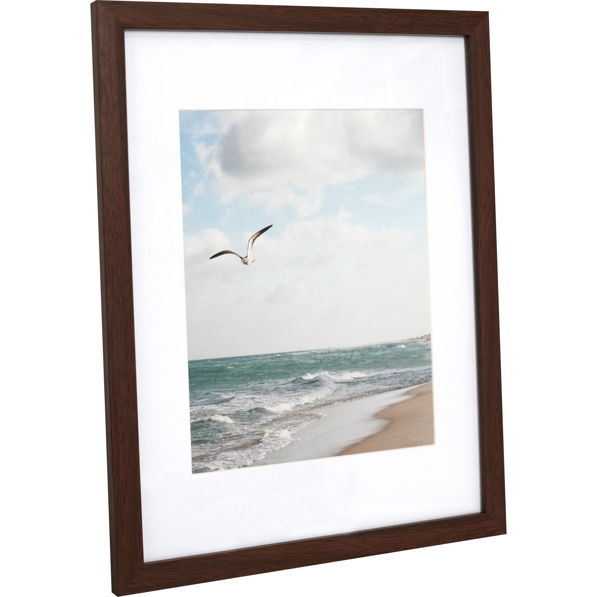 slide 2 of 7, 3 Pack Gallery 8" X 10" Brown Frame With Mat By Studio Decor, 8 in x 10 in