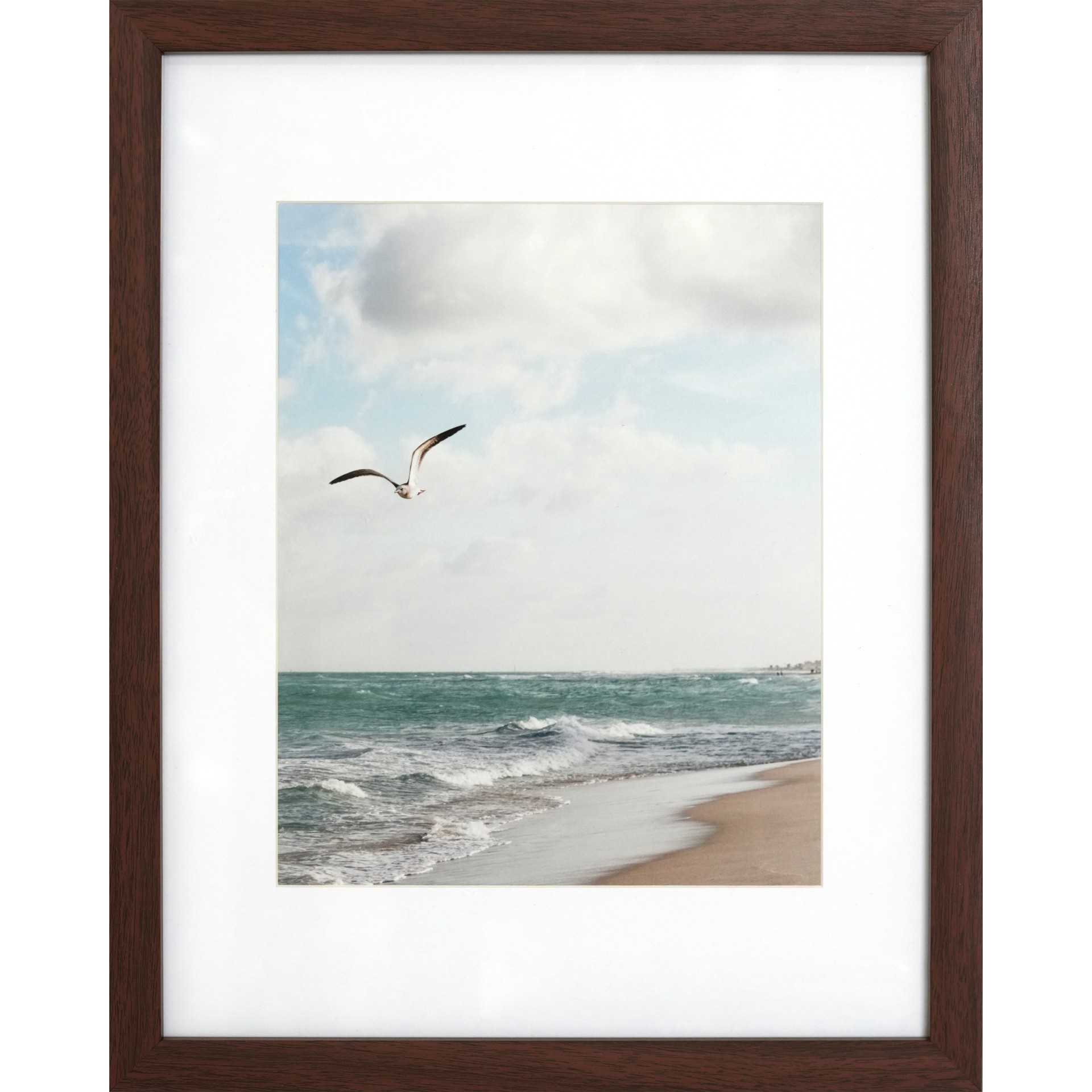 slide 3 of 7, 3 Pack Gallery 8" X 10" Brown Frame With Mat By Studio Decor, 8 in x 10 in