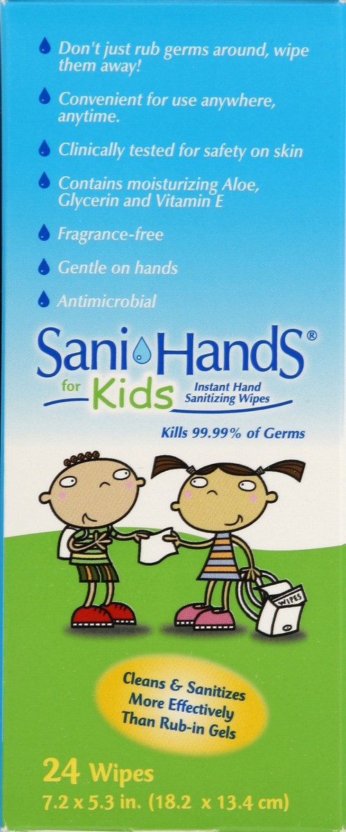 slide 3 of 5, Sani-Hands Sani Hands Instant Hand Sanitizing Wipes For Kids, 24 ct